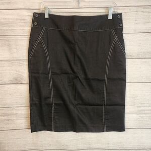 Tracy Evans Size 9 Black Pencil Skirt Stretch Workwear Classic